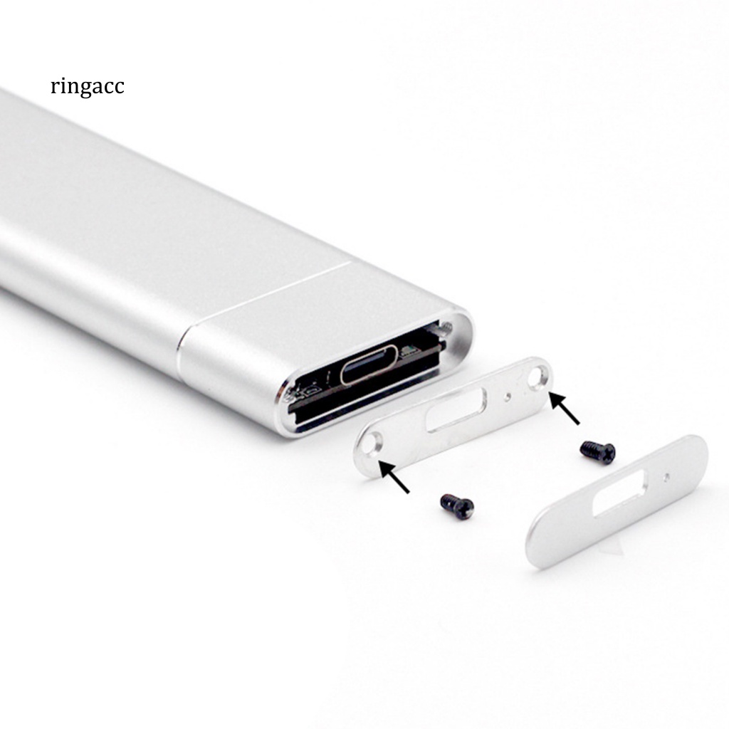 Rga Vỏ Ổ Đĩa Ngoài Hiệu Quả Cao Tản Nhiệt Tốt Hỗ Trợ NGFF Data Service USB3.1 Type-C Sang M