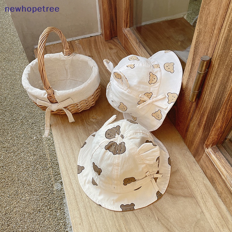 Nón Vành Cotton Mềm Mại In Họa Tiết Thời Trang Cho Bé