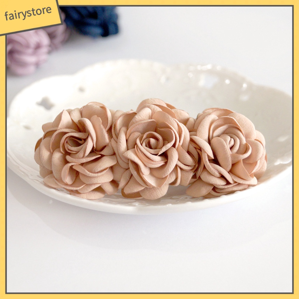 Kẹp Tóc Hoa Màu Sắc Tươi Tắn Co Giãn Cho Nữ