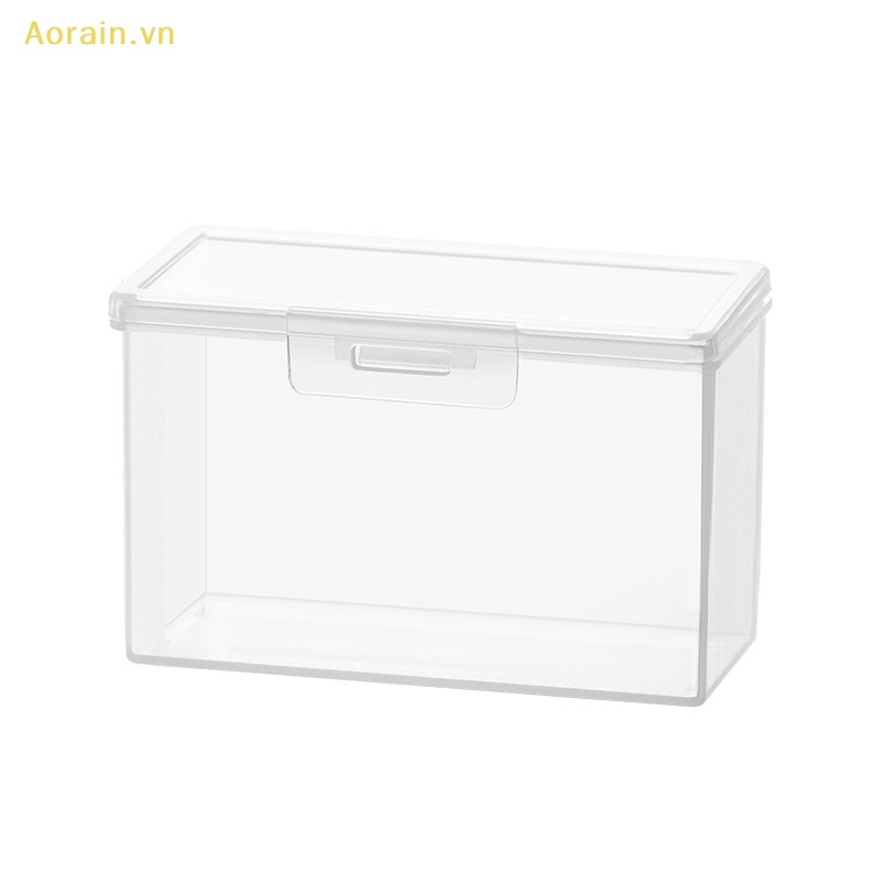1 Hộp Nhựa Nhỏ Trong Suốt Đựng Ảnh Để Bàn Tiện Dụng