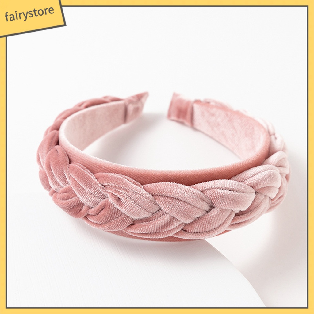 Băng Đô Cài Tóc Kết Cấu Mềm Bản Rộng Dùng Hàng Ngày