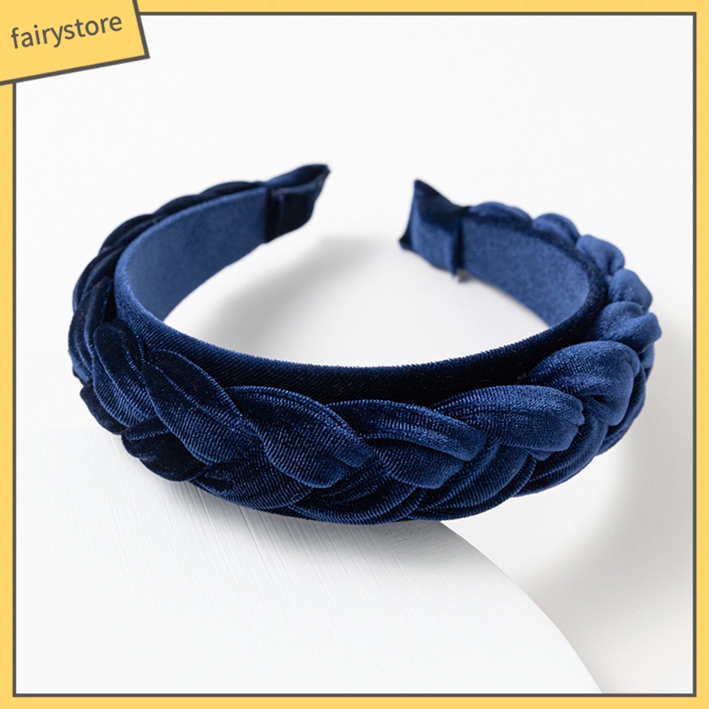 Băng Đô Cài Tóc Kết Cấu Mềm Bản Rộng Dùng Hàng Ngày