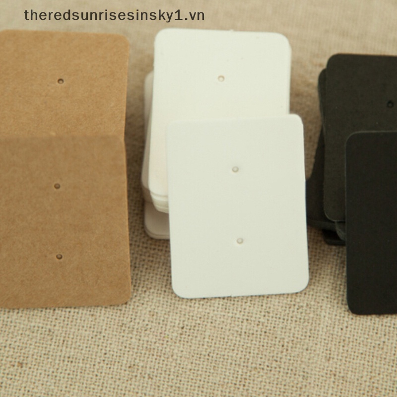 # Túi Đựng Đồ Dùng Tiện Lợi Cho Mẹ Và Bé # Set 50 Thẻ Giấy Kraft Treo Khuyên Tai Trưng Bày Chuyên Nghiệp