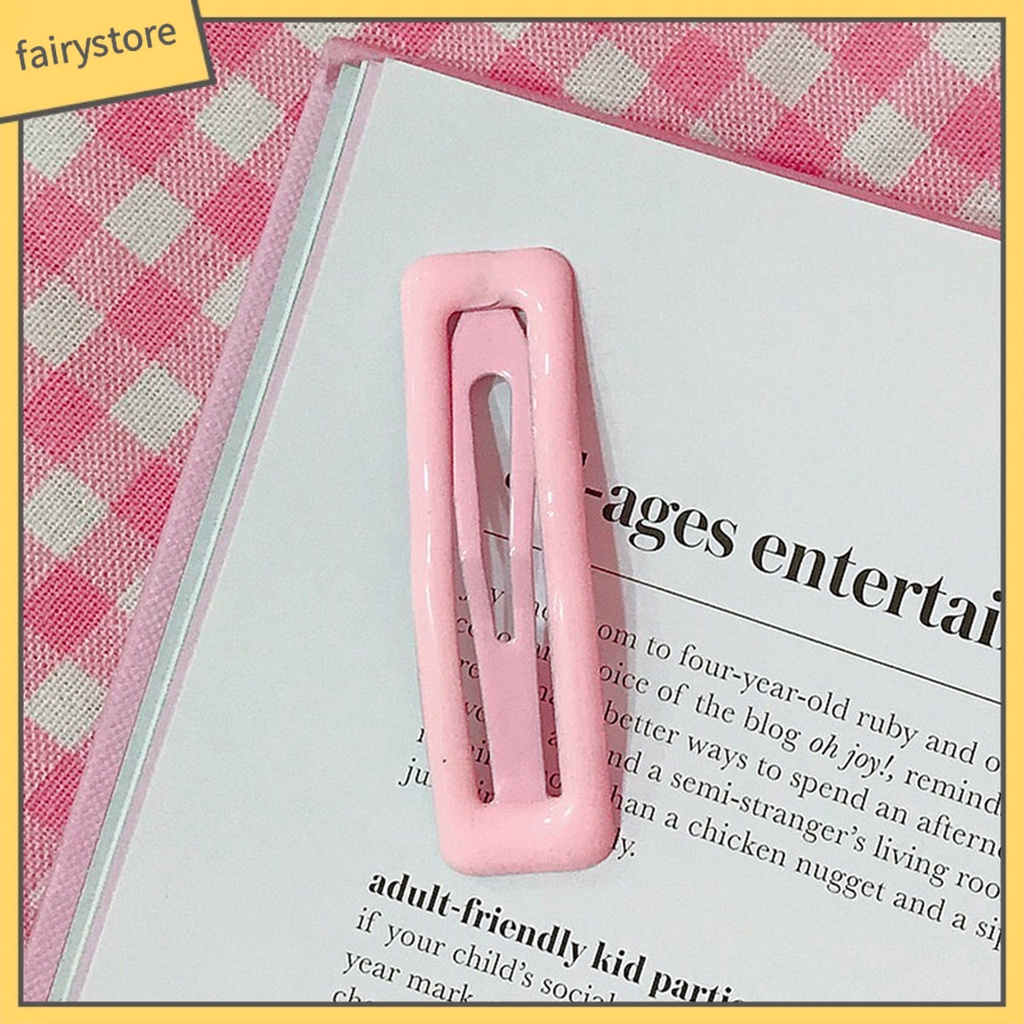 Kẹp Tóc Dạng Bấm Màu Kẹo Thời Trang Cho Nữ