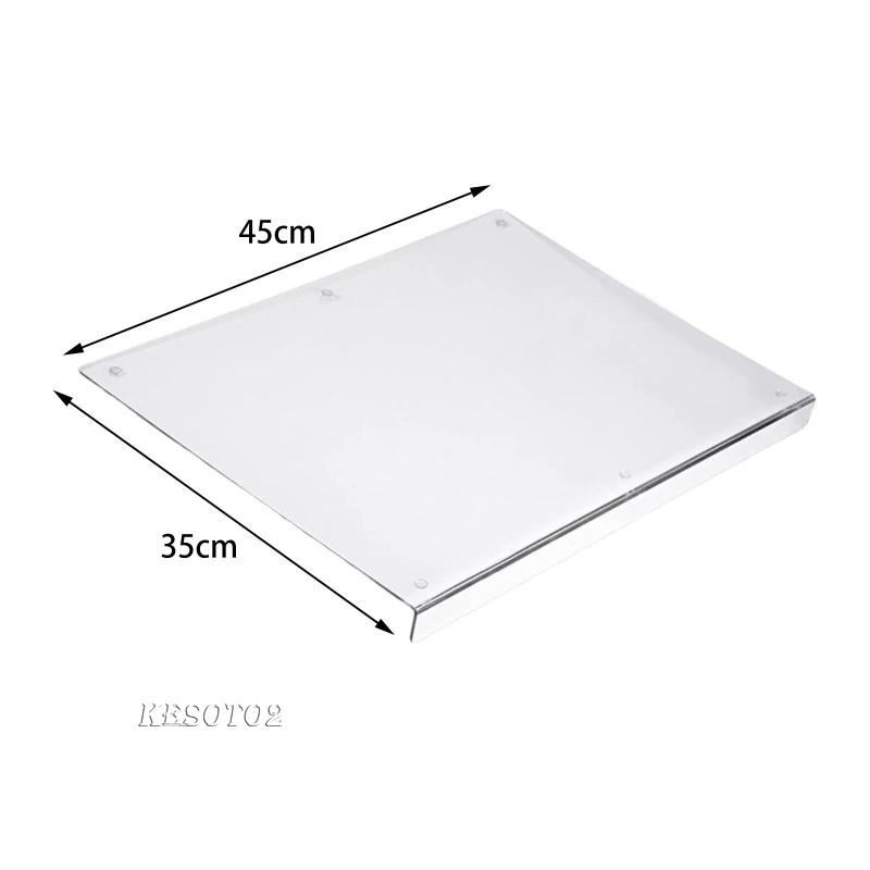 Set 2 Thớt Cắt Rau Củ Trong Suốt Dùng Trong Nhà Bếp / Nhà Hàng