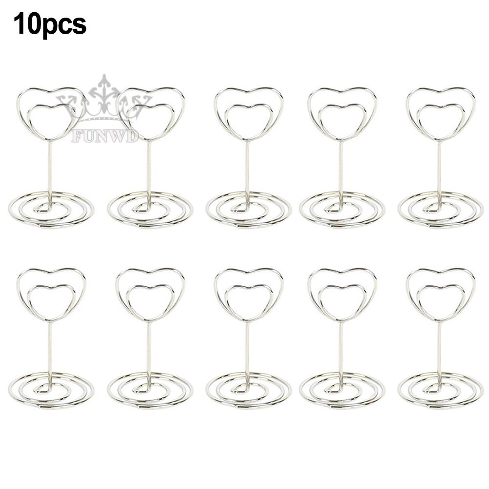 Kẹp Thẻ Bằng Sắt Hình Trái Tim Rộng 31mm Rộng 50mm