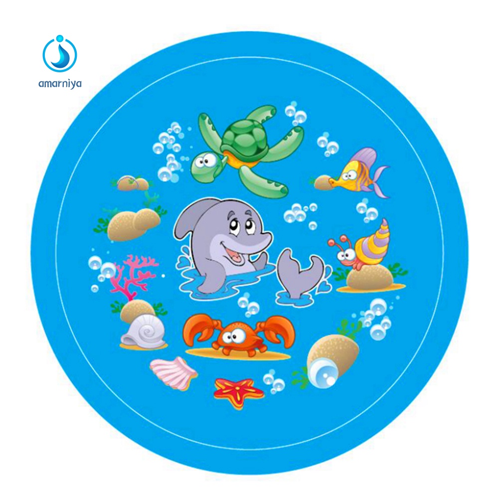 Thảm Bơm Hơi Phun Nước Dành Cho Trẻ Em Chơi Khi Đi Biển Mùa Hè