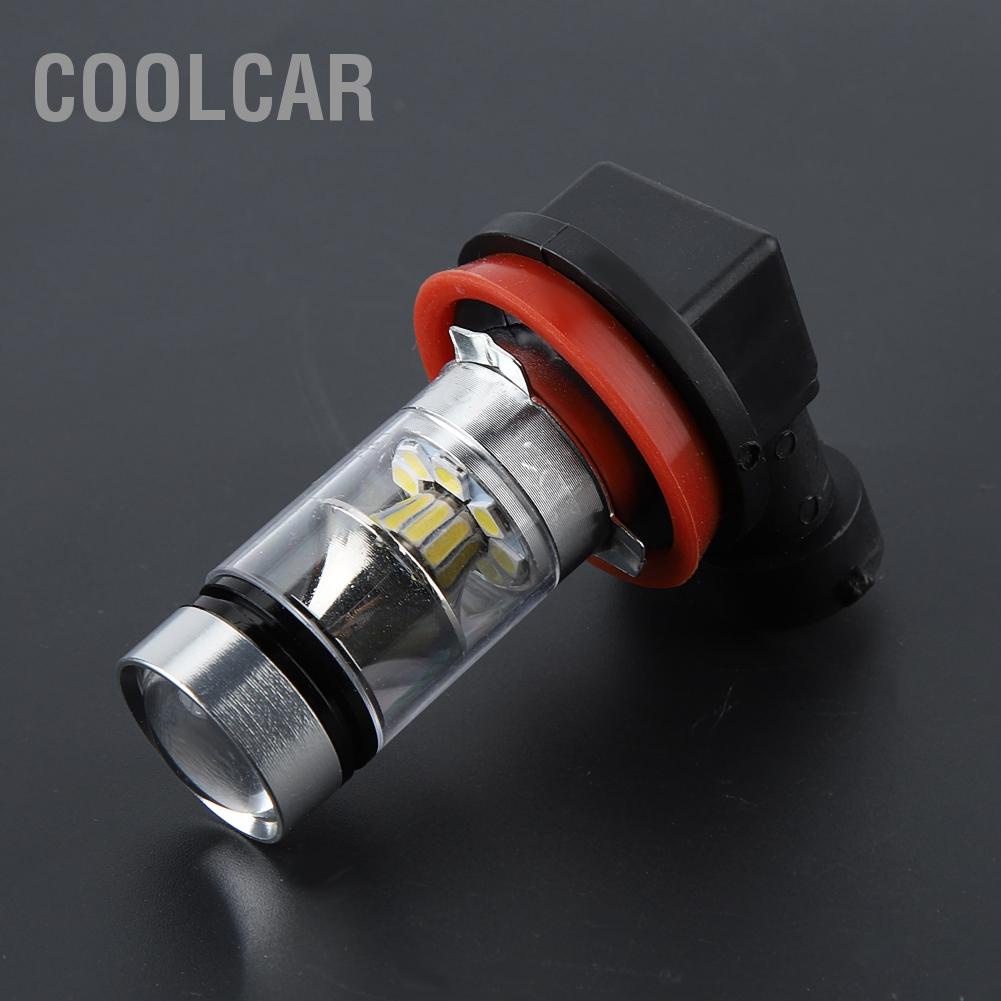 CoolCar H11 H8 Đèn sương mù 100W 20LEDs ô tô Bóng đèn pha màu trắng