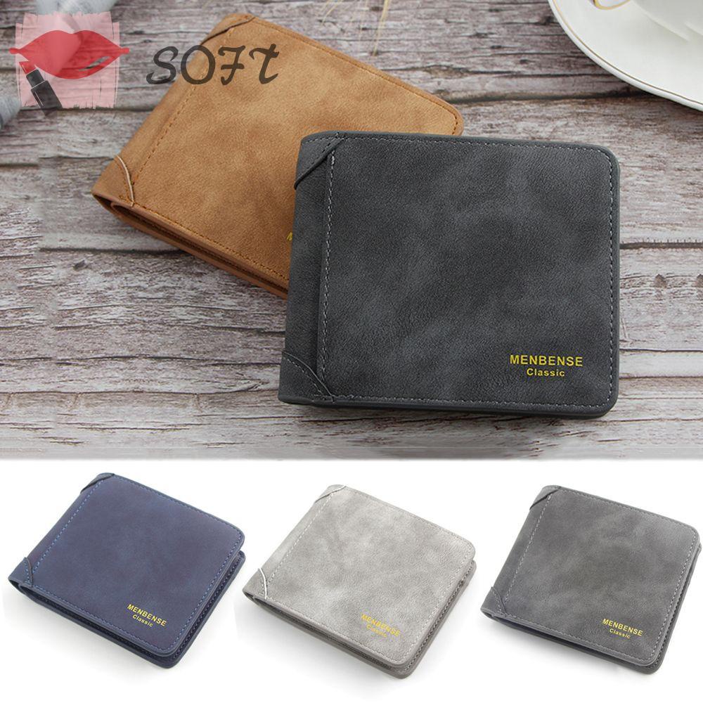 Ví Nam Da PU Gập Đôi Thời Trang