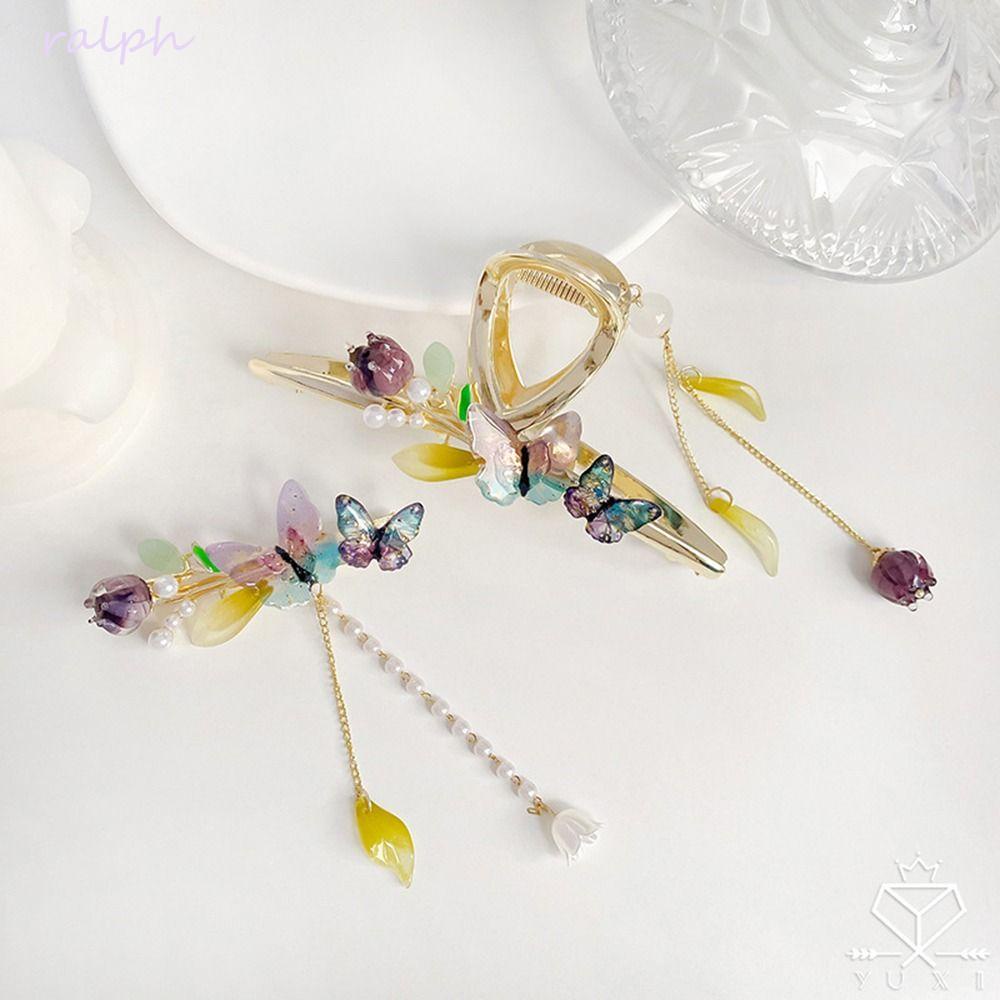 Trâm Cài Tóc Đuôi Ngựa Dạng Tua Rua Đơn Giản Phong Cách Hàn Quốc Cho Nữ