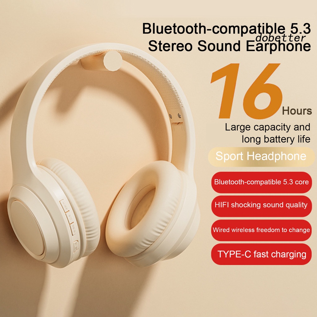 Tai Nghe Thể Thao HiFi Không Dây Kết Nối Bluetooth 5.3 Loại Bỏ Tiếng Ồn Hỗ Trợ TF Type-C Có Thể Điều Chỉnh Âm Lượng