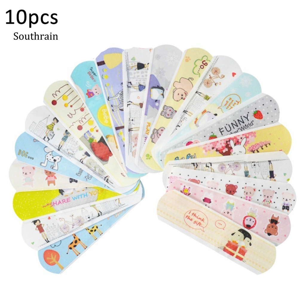 Set 10 / 20 / 50 Băng Gạc Cứu Thương Hình Thú Hoạt Hình Chống Nước