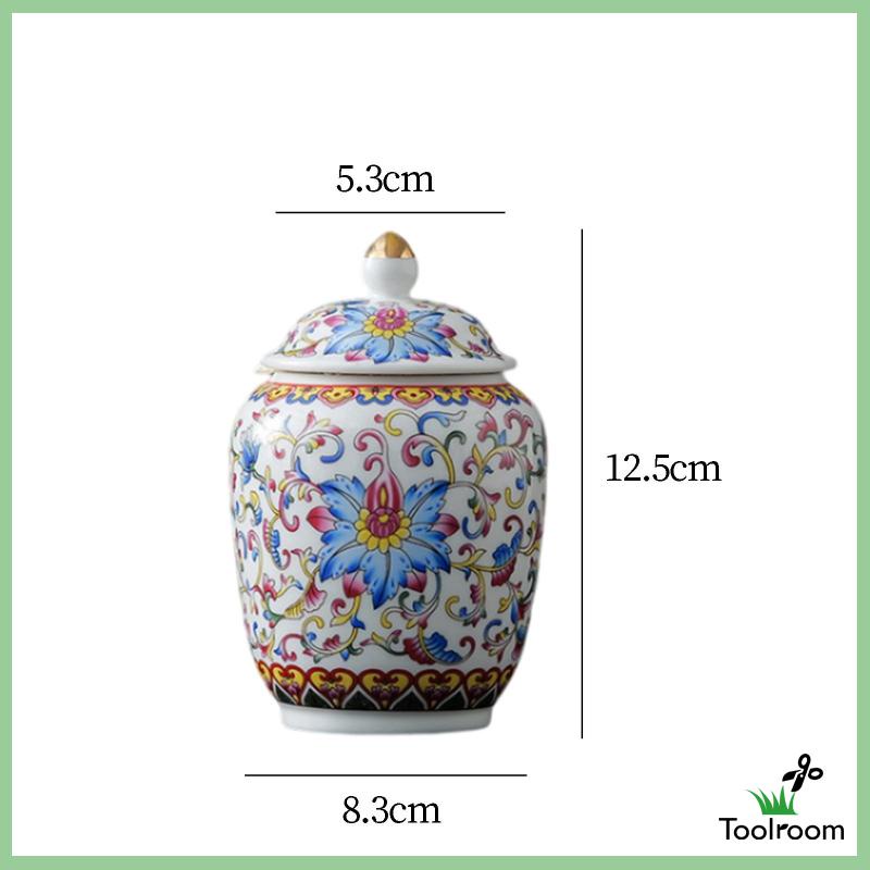 Lọ Gốm Đựng Trà Có Nắp Đậy Tiện Dụng