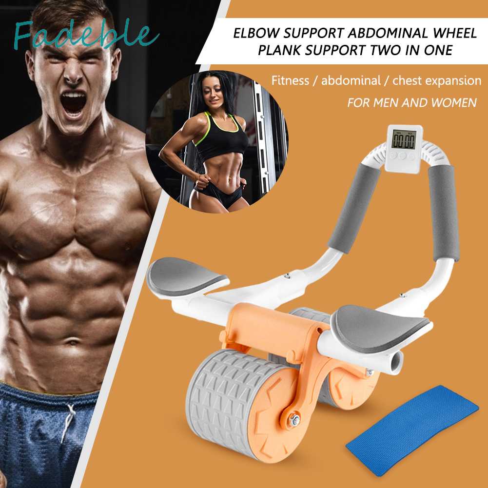 Con Lăn Tập Bụng Có Đệm Đầu Gối An Toàn Không Ồn Màu Sắc Ngẫu Nhiên