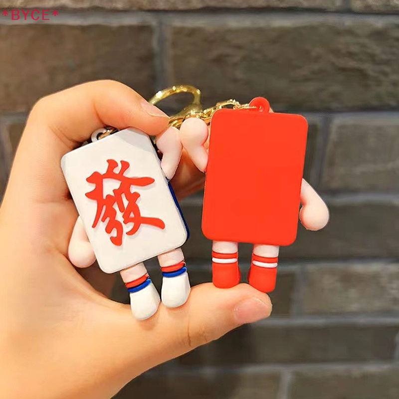 Byce > Móc Khóa Mạt Chược Trung Quốc Dễ Thương Sáng Tạo Vui Nhộn Có Móc Khóa Cho Nữ Mới