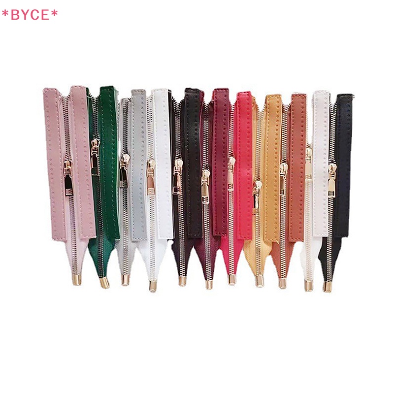 Phụ Kiện Khóa Kéo Bằng Da PU Cho Túi Dệt Mới