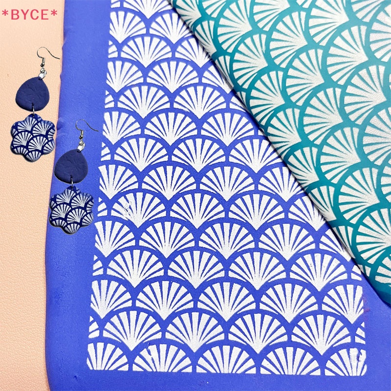 Byce &gt; Khuôn Lưới Lụa Polymer Dùng Làm Trang Sức Thủ Công Sáng Tạo Có Thể Tái Sử Dụng