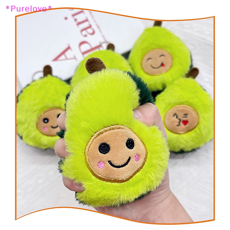 Móc Khóa Hình Quả Bơ Nhồi Bông Đáng Yêu Thời Trang 2023 Mới