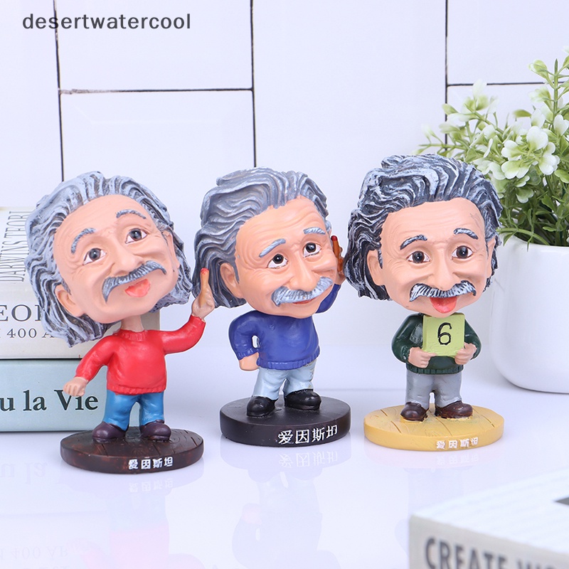 Mô Hình Einstein Lắc Đầu Bằng Nhựa Resin