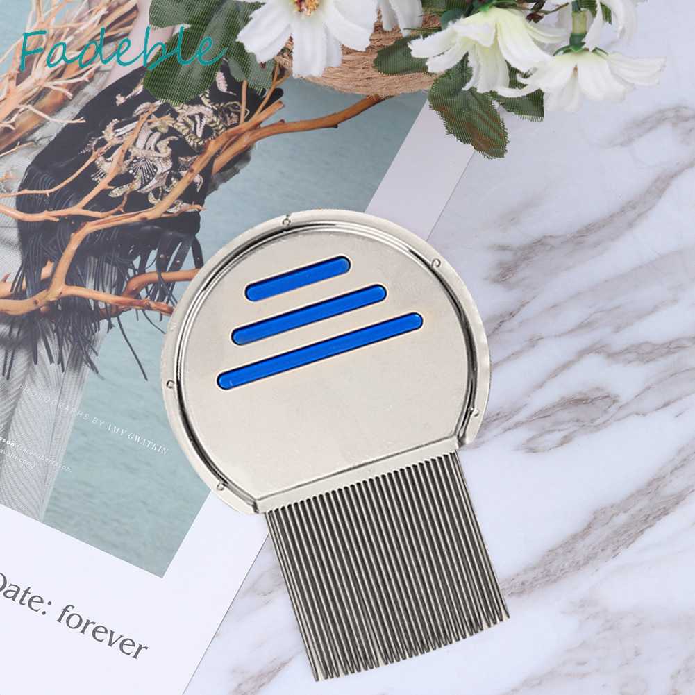 Lược Chải Tóc Mật Độ Cao Bằng Thép Không Gỉ Tiện Dụng