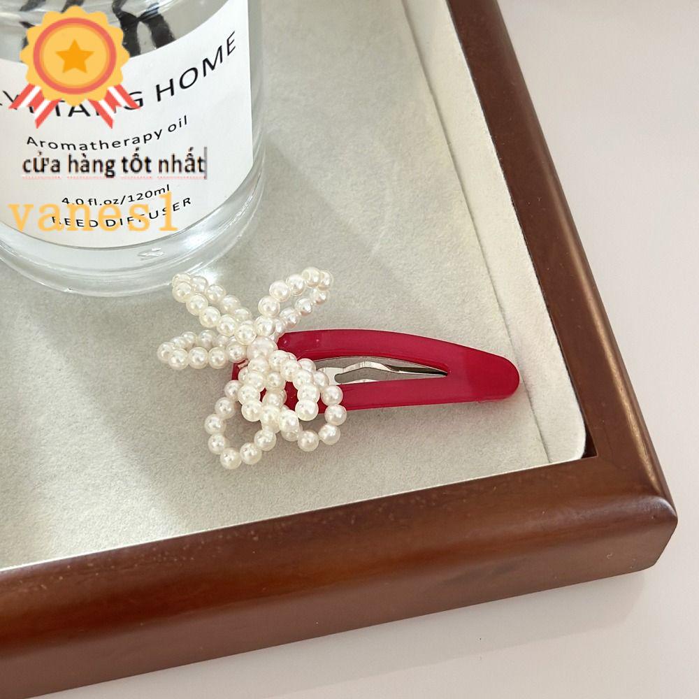 Kẹp Tóc VANES1 Y2k Đính Đá Dễ Thương Cho Nữ