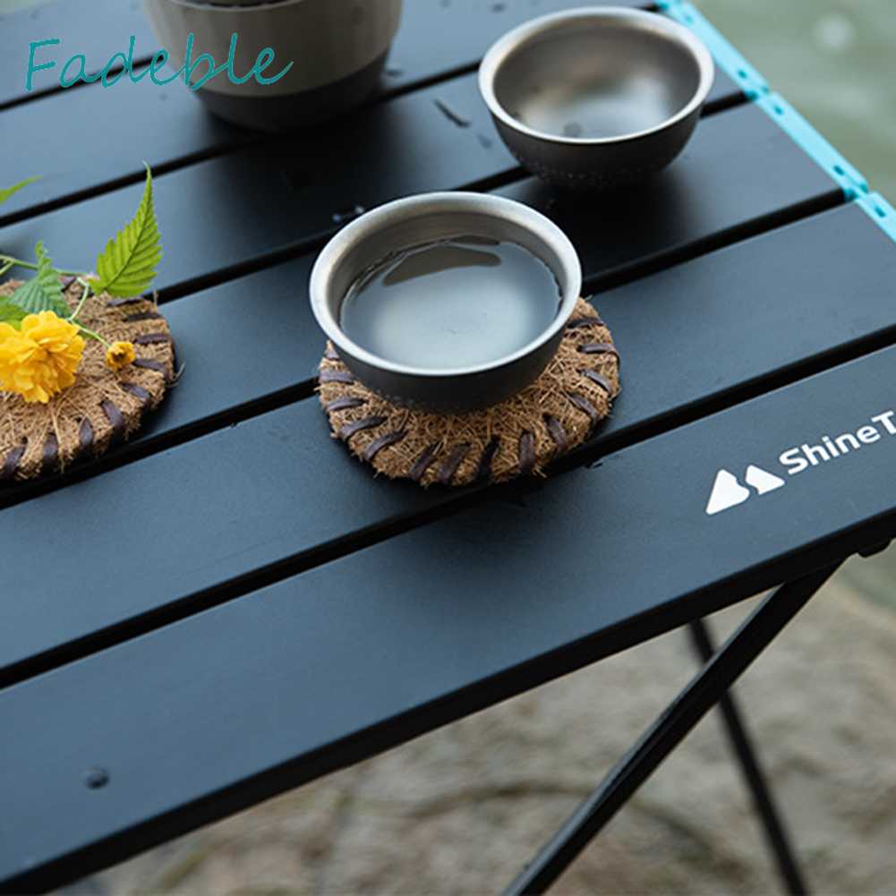 Bàn Xếp Nhỏ Bằng Hợp Kim Nhôm Chuyên Dùng Mang Đi Cắm Trại