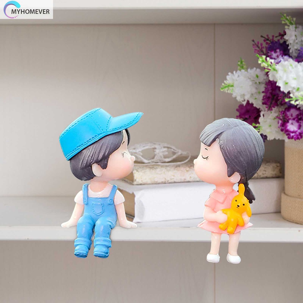 Phụ Kiện Trang Trí Bảng Điều Khiển Xe Hơi Hình Cặp Đôi Hoạt Hình Dễ Thương