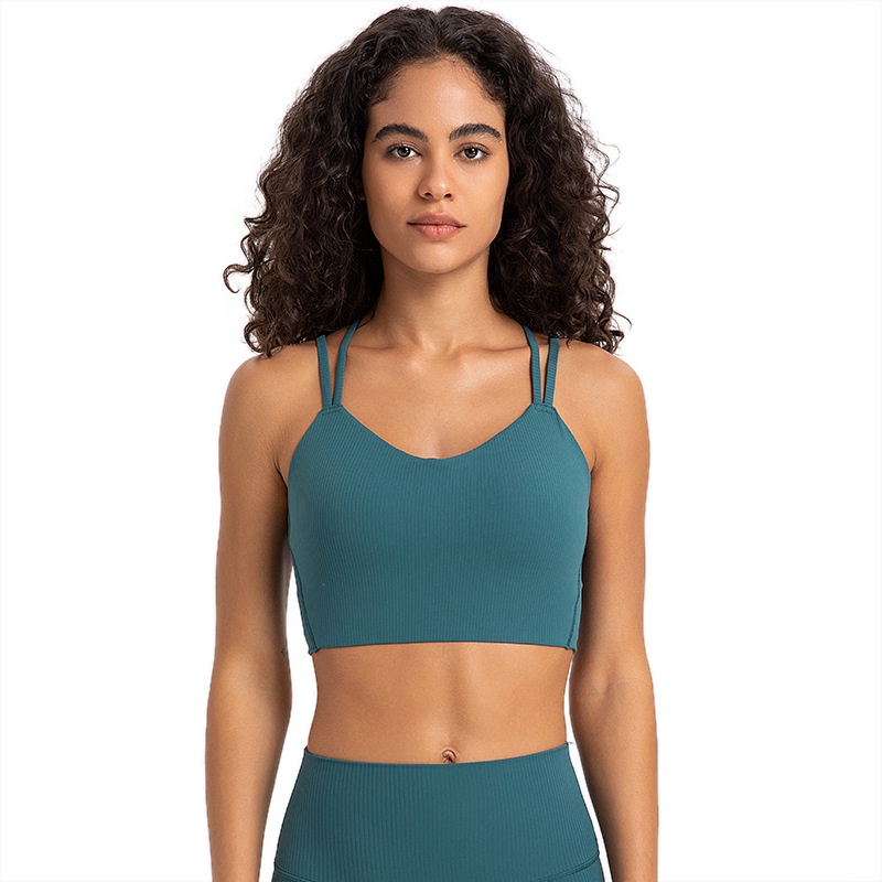 Áo Ngực Thể Thao Hai Dây Mỏng Chống Sốc Thích Hợp Chạy Bộ / Tập Yoga Cho Nữ