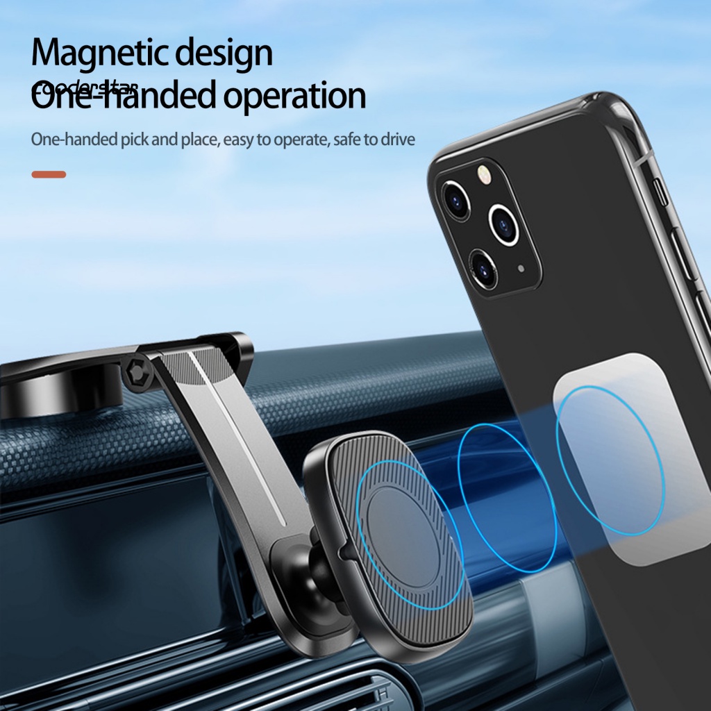 1 Bộ Giá Đỡ Điện Thoại Có Giác Hút Từ Tính Mạnh 6 N40 Ndfb