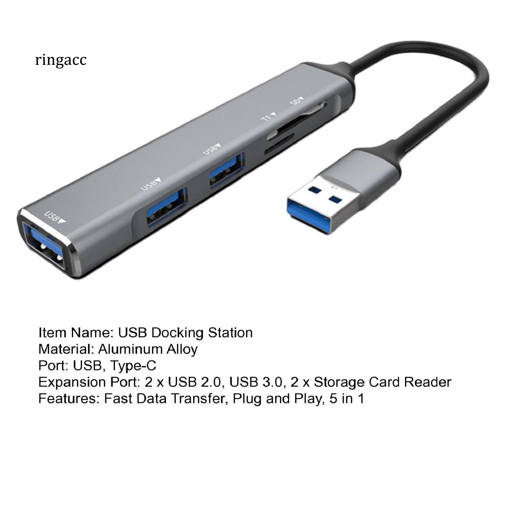 Bộ Chia Cổng USB Type-C Cho Windows / iOS Linux