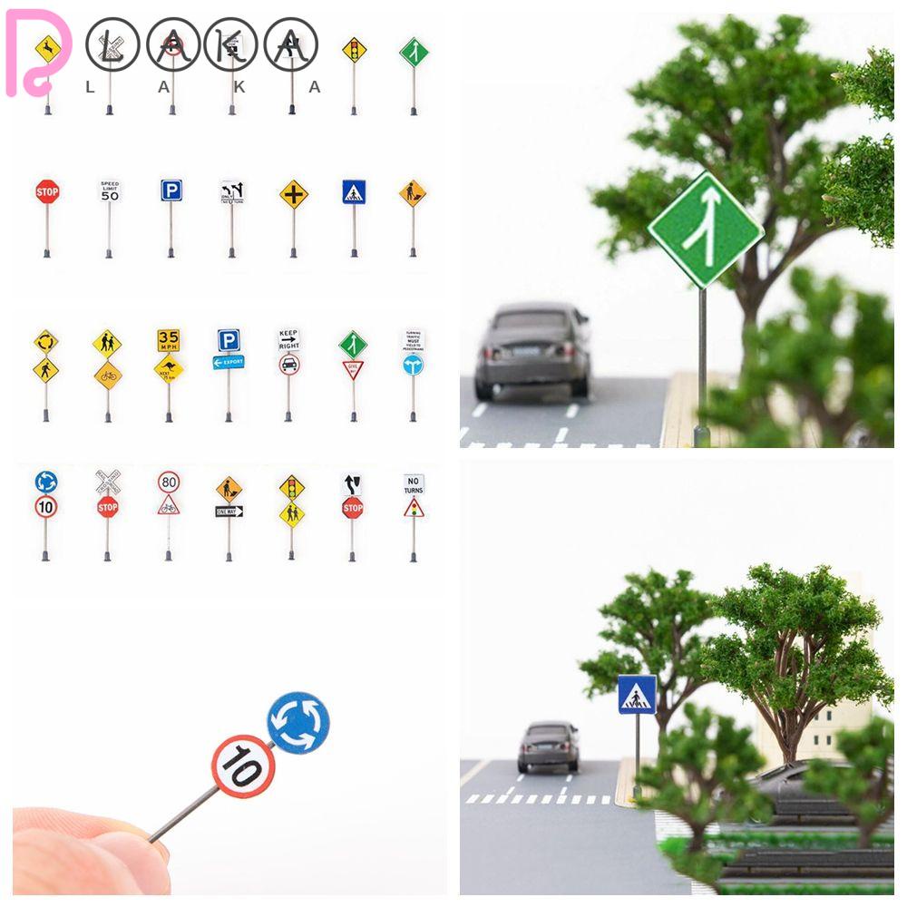 Mô Hình Biển Báo Giao Thông Mini Tự Làm Thủ Công