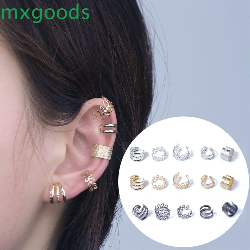 Bộ Khuyên Tai Dạng Kẹp Không Cần Xỏ Khuyên Phong Cách Hàn Quốc Dành Cho Bạn Nữ