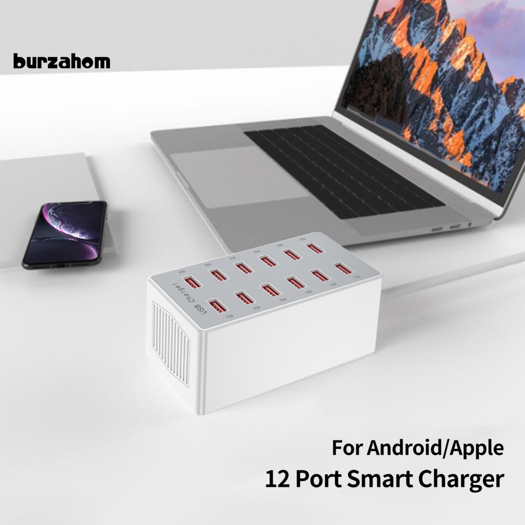 Ổ Cắm Sạc Làm Mát 12 Cổng Chuyên Dụng Cho Điện Thoại Dorm