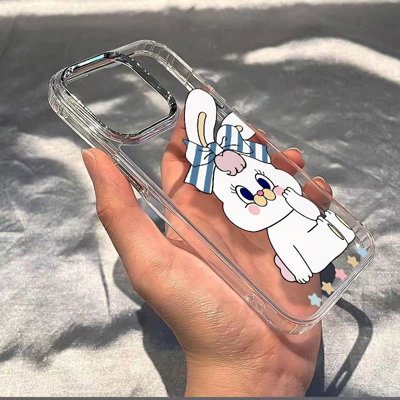 ✅Ốp Điện Thoại Mềm Đơn Giản Chống Sốc Cho Iphone1 13 7plus 14proins max / Bunny 11 8 6AYN