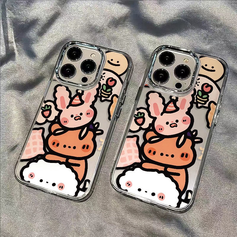 ✅Ốp Điện Thoại Dẻo Họa Tiết Động Vật Dễ Thương Chống Sốc Cho iPhone12714pro 8plus 1311