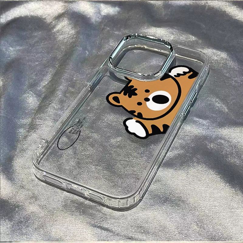 ✅Ốp Điện Thoại Mềm Chống Sốc In Hình Hổ Dễ Thương Cho Iphone 14Pro 7 11 13Plus 12 8Max