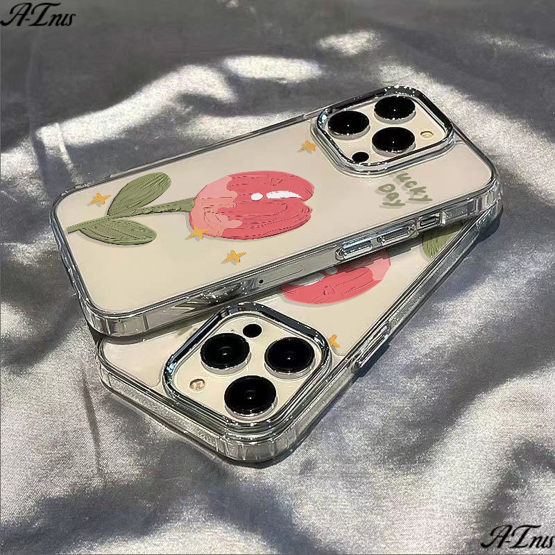 ✅Ốp Điện Thoại Mềm Chống Sốc Họa Tiết Hoa Đơn Giản Cho Iphone 13max / Star 711plus Safflower 8 14proiPhone12