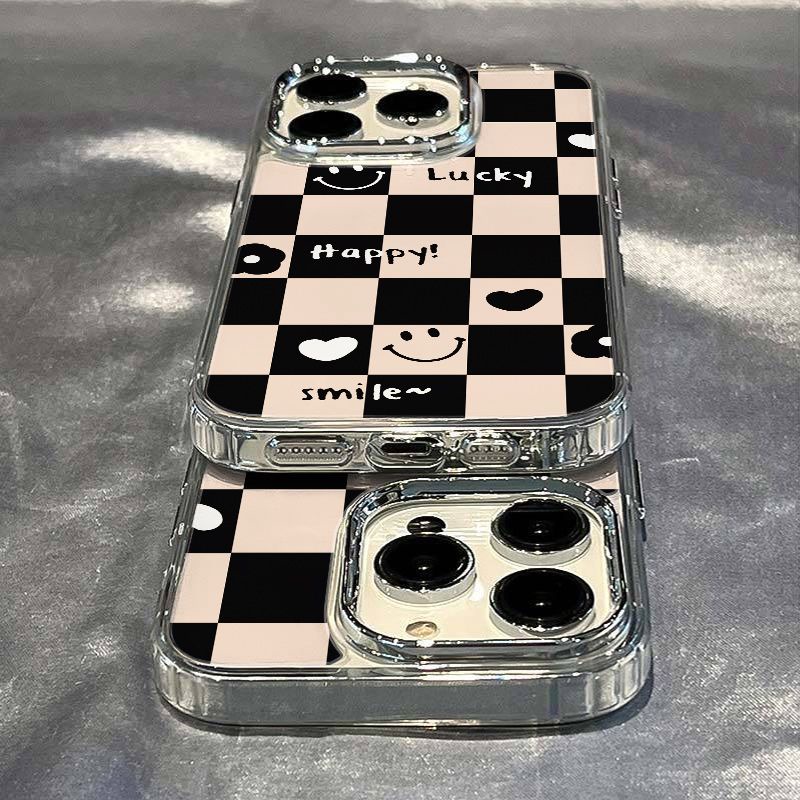 ✅Ốp Điện Thoại Dẻo Họa Tiết Bàn Cờ Vua Độc Đáo Chống Sốc Cho Apple Simple / 811max 14pro7 13plus iPhone12ins