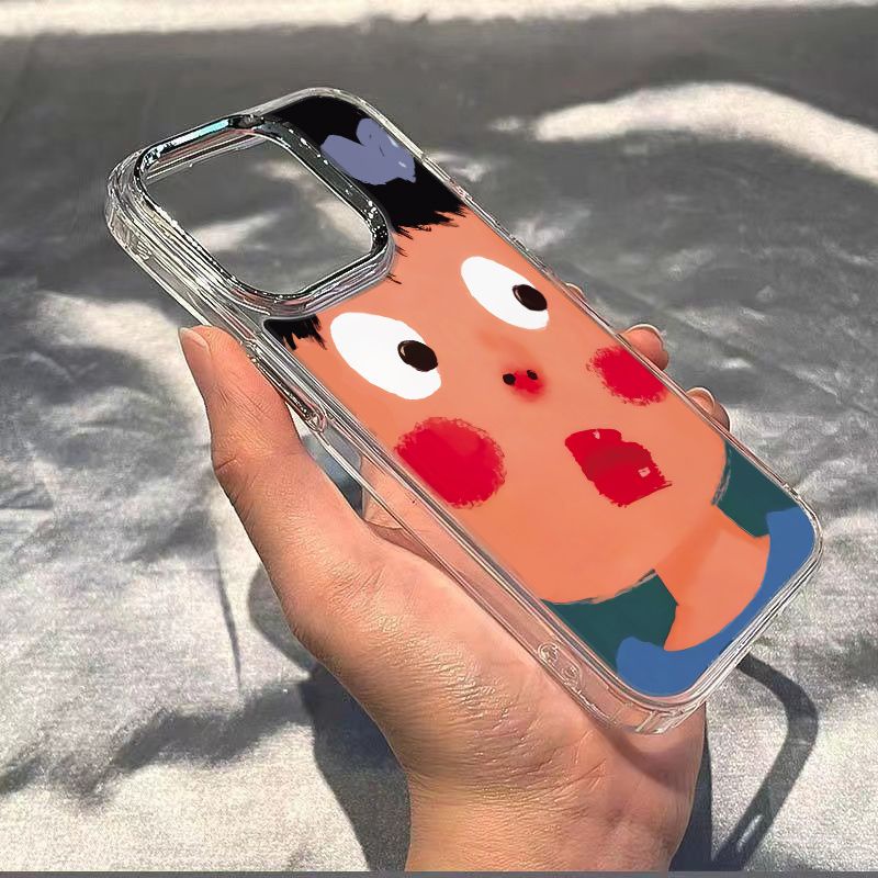 ✅Ốp Điện Thoại Dẻo Họa Tiết Trái Tim Đơn Giản Chống Sốc Cho iPhone12 137 14pro / max8plus 25KL 11