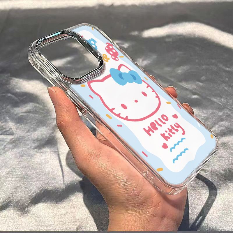 ✅Ốp Điện Thoại Mềm Chống Sốc In Hình Hello Kitty Cho Iphone 14pro8max / Apple plus13ins Style 7 iPhone1211 OD1M