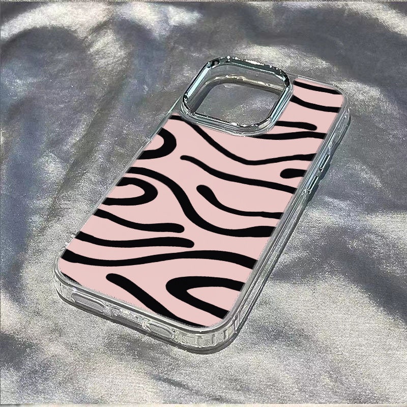 ✅Ốp Điện Thoại Mềm Chống Sốc Họa Tiết Ngựa Vằn Đơn Giản Cho iPhone 8max 7 plus 14pro13iPhone1211 Z4Z0 8max