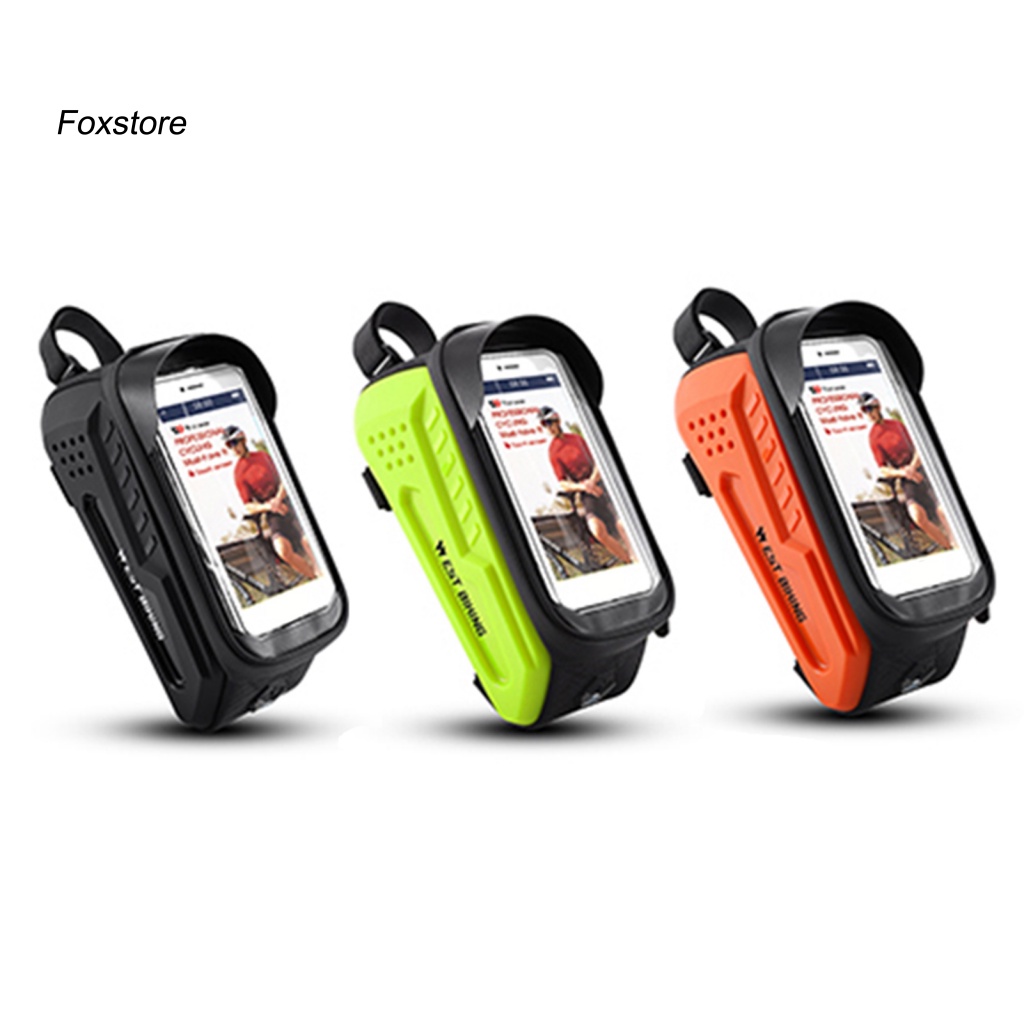 Túi Vải Oxford Hai Lớp Chống Sốc Gắn Khung Trước Xe Đạp