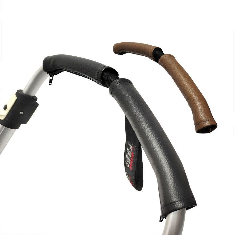 CLEVER Vỏ Bọc Tay Cầm Xe Đẩy Em Bé Có Khóa Kéo Bảo Vệ An Toàn