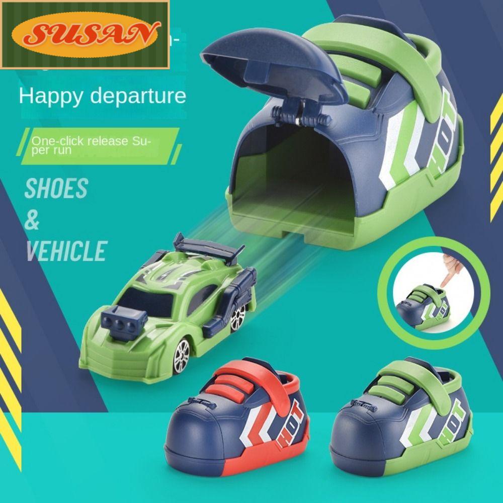 Xe Hơi Đồ Chơi SUSANS Press Ejector Quà Tặng Sinh Nhật Theo Phương Pháp Montessori