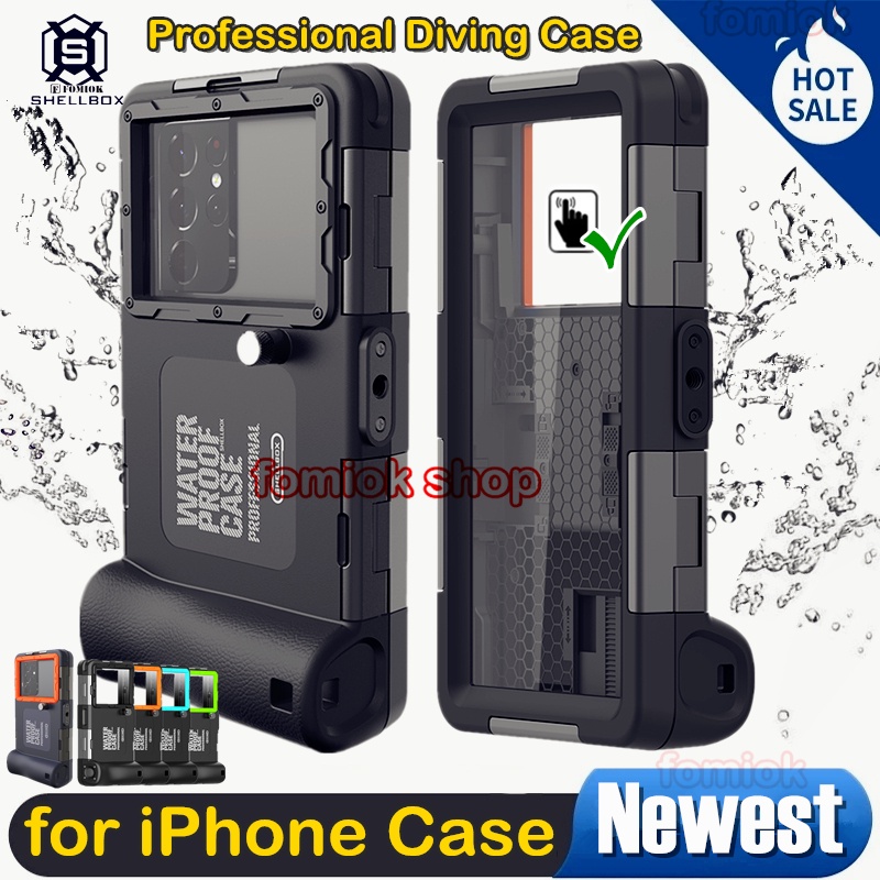 [SHELLBOX] Upgrade Professional Diving Phone Case chống nước for iPhone 16 15 ProMax 11/12/13/14 Pro