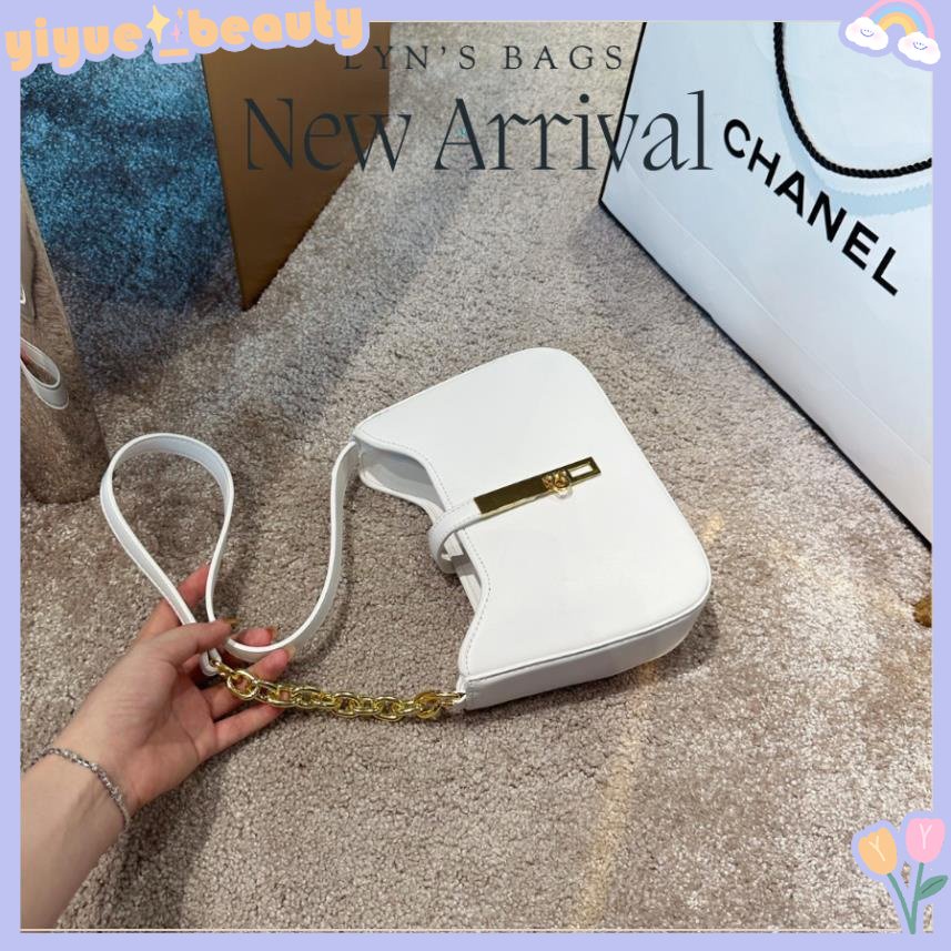 Toptrends Túi Xách Da PU Đeo Dưới Cánh Tay Họa Tiết Mặt Trăng Vintage Thời Trang 2023 Cho Nữ