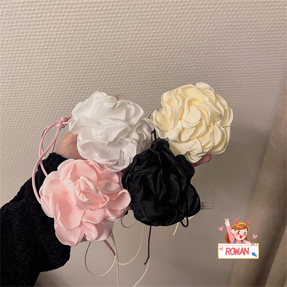 Vòng Cổ Choker Dây Dài Mặt Hoa Lớn Cho Nữ