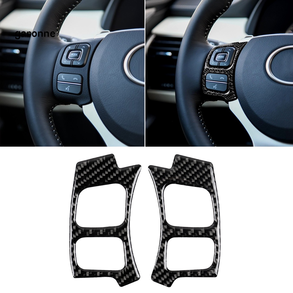 Set 2 Miếng Dán Trang Trí Vô Lăng Xe Hơi Lexus IS250 NX200T 300H