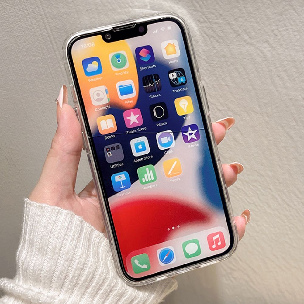 Ốp Điện Thoại TPU Mềm Chống Sốc Tráng Gương Họa Tiết Cún Hoạt Hình Cho IPhone 11 14 13 12 Pro Max