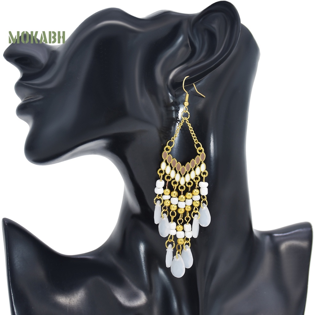 1 Đôi Bông Tai Hợp Kim Hình Giọt Nước Thời Trang